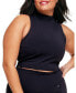 ფოტო #1 პროდუქტის Plus Size Awaken Mock Neck Awaken Tank