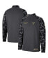 Men's Charcoal Villanova Wildcats OHT Military-Inspired Appreciation Long Range Raglan Quarter-Zip Jacket