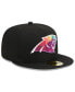 Фото #2 товара Men's Black Carolina Panthers 2023 NFL Crucial Catch 59FIFTY Fitted Hat