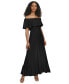 Фото #5 товара Women's Off-The-Shoulder Flounce Maxi Dress