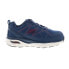 Фото #2 товара Skechers Arch Fit Slip Resistant Vigorit Mens Blue Wide Athletic Work Shoes