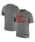 Фото #1 товара Men's Heather Gray Atlanta Hawks 2023/24 Sideline Legend Performance Practice T-shirt