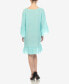 Фото #2 товара Women's Sheer Crochet Knee Length Cover Up Dress