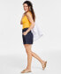 Фото #3 товара Джинсовые шорты высокой посадки женские I.N.C. International Concepts, созданные для Macy's