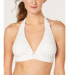 Michael Michael Kors 284854 Logo-Ring Halter Bikini Top Swimsuit, Size MD