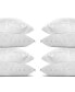 Фото #4 товара Poly-Cotton Zippered Pillow Protector - 200 Thread Count - Protects Against Dust, Dirt, and Debris - Standard Size -8 Pack
