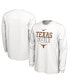 Фото #2 товара Men's White Texas Longhorns On Court Long Sleeve T-shirt