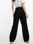 Фото #7 товара Stradivarius Petite tailored straight trouser in black