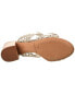 Alexandre Birman Clarita Intreccio 60 Doppia Solet Leather Sandal Women's Gold