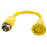 Фото #1 товара HUBBELL Adapter Female 30A 125V Twist Lock To Male 50A 125/250V Twist Lock
