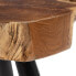 Фото #5 товара Вспомогательный стол Натуральный Чёрный древесина тика 60 x 60 x 50 cm
