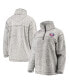 ფოტო #2 პროდუქტის Women's Gray New York Islanders Sherpa Quarter-Zip Pullover Jacket