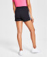 ფოტო #3 პროდუქტის Women's Pacer 3-Stripes Knit Shorts