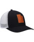 ფოტო #4 პროდუქტის Men's Black Utah Leather State Applique Trucker Snapback Hat