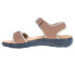 Фото #3 товара Propet Travelactiv Aspire Strappy Womens Brown Casual Sandals WST053P-239