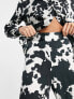 Фото #5 товара JDY exclusive wide leg trousers co-ord in cow print