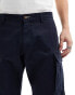 Фото #4 товара GANT relaxed fit twill cargo shorts in navy