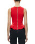 Alice + Olivia Poppy Crew Neck Peplum Top Women's