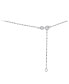 ფოტო #2 პროდუქტის Cultured Freshwater Pearl (9mm) & Diamond (1/20 ct. t.w.) Pendant Necklace in 14k White Gold, 16" + 2" extender