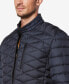 Фото #4 товара Men's Racer Style Quilted Packable Jacket