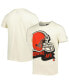 Фото #1 товара Men's Cream Cleveland Browns Sideline Chrome T-shirt