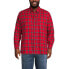 Фото #4 товара Big & Tall Traditional Fit Flagship Flannel Shirt