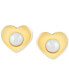 Фото #2 товара Серьги Macy's Freshwater Pearl Heart