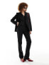 Mango wool blend co-ord blazer in black M - фото #5