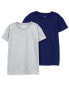 Kid 2-Pack Oversized Slub Jersey Pajama Tees 6