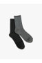 Фото #4 товара Basic 2'li Soket Çorap Seti Çok Renkli