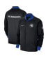 Фото #4 товара Куртка с полной молнией Thermaflex Showtime City Edition Nike мужская черно-синяя Minnesota Timberwolves 2022, 23