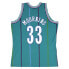 Фото #2 товара Mens Mitchell & Ness NBA SWINGMAN ROAD JERSEY - HORNETS 92 ALONZO MOURNING