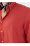 LCW Casual Regular Fit Uzun Kollu Keten Karışımlı Erkek Gömlek