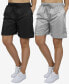 Women's Active Workout Training Shorts - Pack of 2