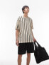 Фото #3 товара Футболка man Oversize in Ecru Stripes