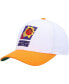 Фото #1 товара Men's White, Orange Phoenix Suns Hardwood Classics Core 2-Tone 2.0 Pro Snapback Hat