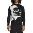 Puma Graphic Mock Neck Long Sleeve T-Shirt X Pleasures Mens Black, White Casual