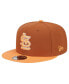 Фото #1 товара Men's Brown St. Louis Cardinals Spring Color Two-Tone 9FIFTY Snapback Hat