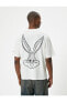 Фото #4 товара Bugs Bunny Oversize Tişört Lisanslı Arkası Baskılı