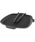 French Cast Iron 9" Square Grill With Folding Handle