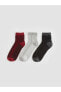 LCW DREAM Kendinden Desenli Kadın Soket Çorap 3'lü Paket