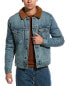 Фото #1 товара Vince Denim Trucker Jacket Men's Blue M