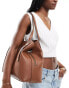 Фото #4 товара Accessorize slouchy PU tote bag in tan