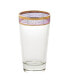 Фото #5 товара Melania Collection Multicolor Highball Glasses, Set of 6