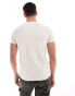 Calvin Klein stretch slim t-shirt in beige