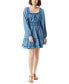 ფოტო #4 პროდუქტის Women's Bailey Chambray Peasant Dress