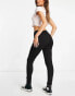 Фото #2 товара ONLY Rain mid waist skinny jean in black