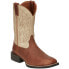 Фото #2 товара Justin Boots Canter Square Toe Cowboy Mens Beige, Brown Casual Boots SE7511