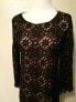 Фото #3 товара Studio M Women's New Lace Sheath Dress Black Size M