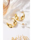 ფოტო #4 პროდუქტის Chunky Wave Hoop Earrings